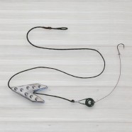 Макушатник оснащений Ластівчин хвіст Sadey, 1 гачок, 70г